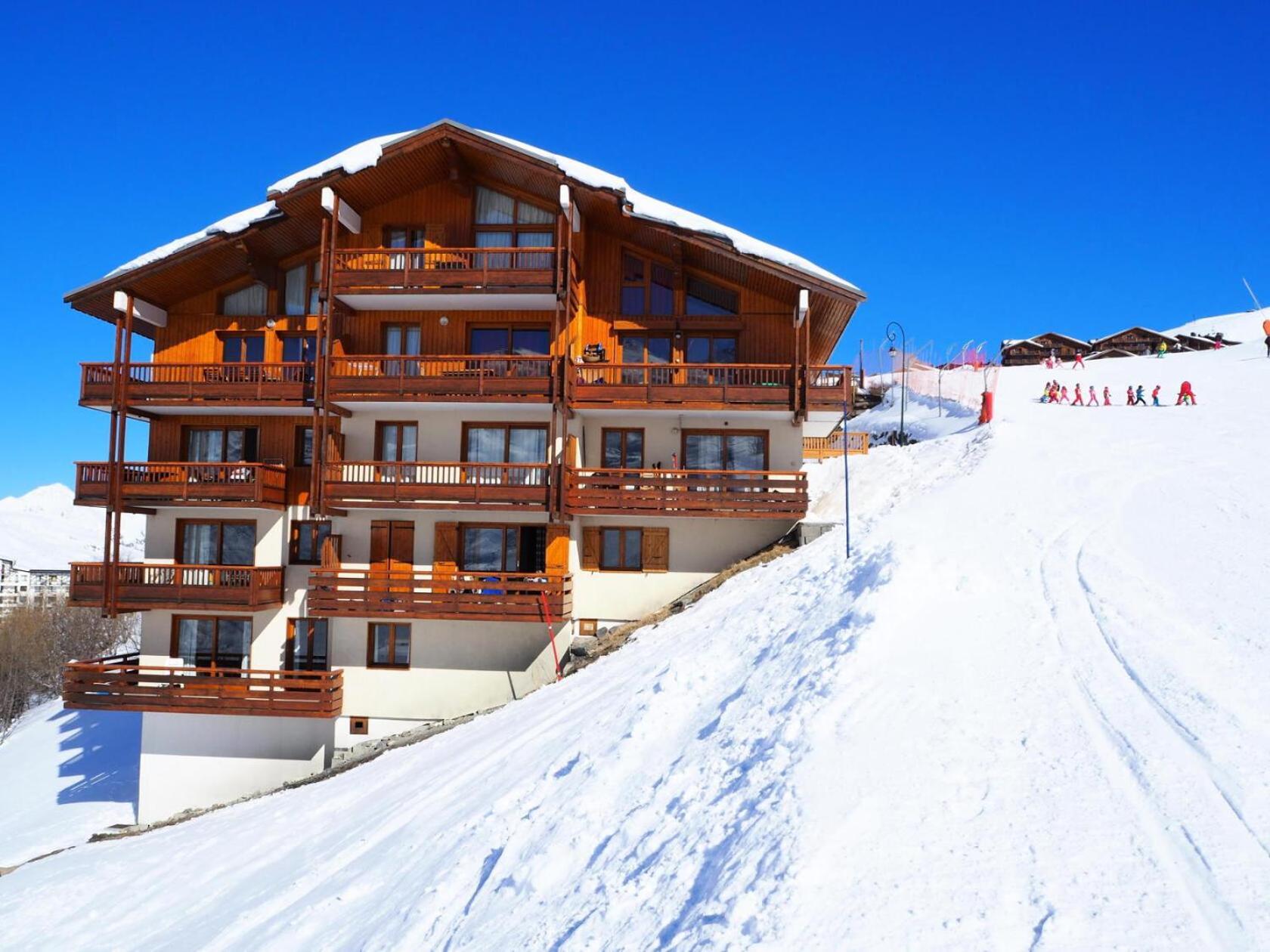 Residence Tetras Lyre - Appartement Duplex - Depart Et Retour Skis Aux Pieds - Balcon Mae-0204 Saint-Martin-de-Belleville Buitenkant foto